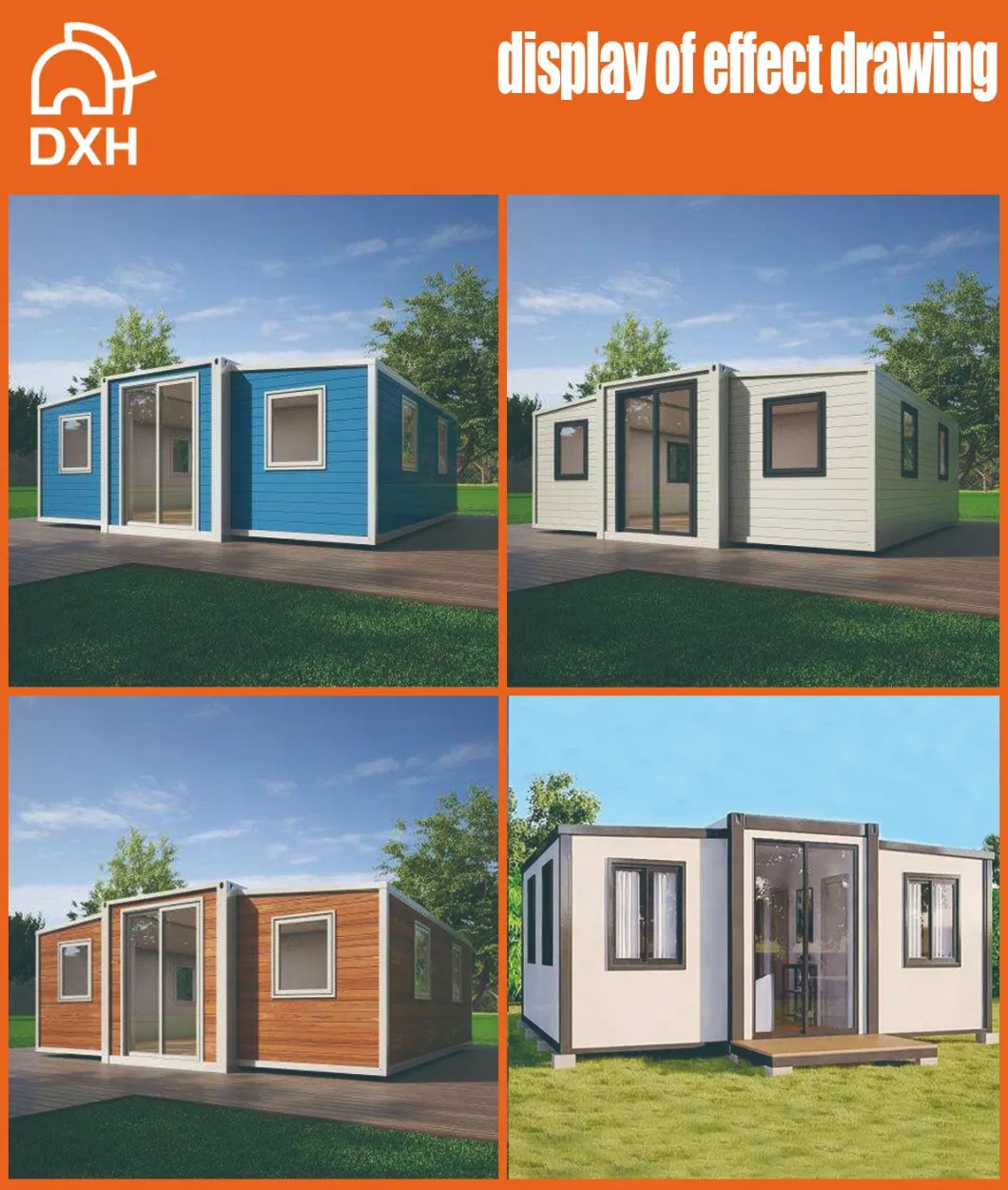 Customized 20FT 40FT Luxury Portable Homes Mobile Expandable Container House - High Quality