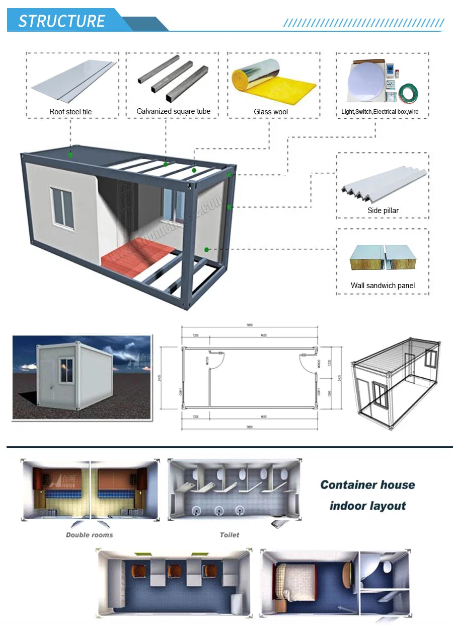 Steel Structure School Buildings Large Container Homes