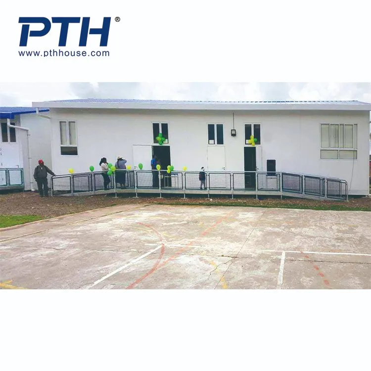 Maison préfabriquée à structure métallique Double C, maison préfabriquée, dortoir, hébergement, école