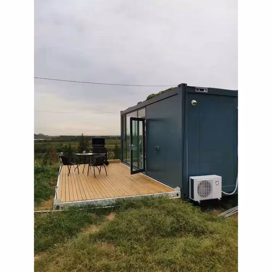 Chine 20/40FT structure en acier modulaire préfabriquée extensible portable petite maison caravane construction villa camp maison préfabriquée maison de conteneur d'expédition mobile