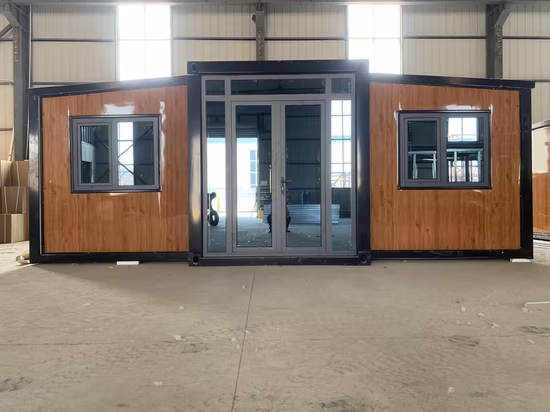 Chambre préfabriquée en acier moderne de maison de conteneur extensible de 20 pieds 40 pieds pour la maison préfabriquée de vacances résidentielles