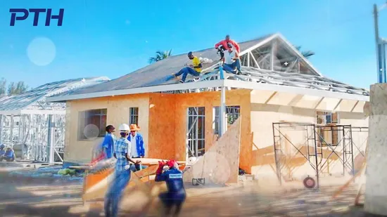 Nouvelle conception de grande envergure structure métallique légère maisons préfabriquées maison modulaire bon marché hôtel de luxe à vendre