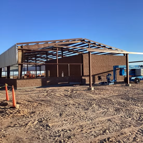 Appartement et bureau en structure métallique