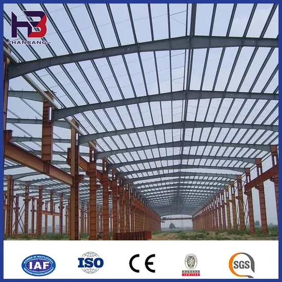 Bâtiment à ossature d'acier/construction d'atelier Entrepôt de structure en acier