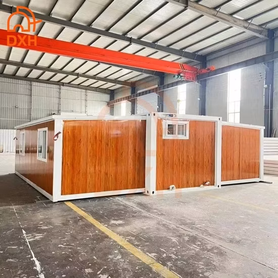Maison préfabriquée à prix d'usine à construction rapide Expédition préfabriquée modulaire préfabriquée Vie de luxe Pack plat moderne Expédition extensible Maison de conteneur pliante
