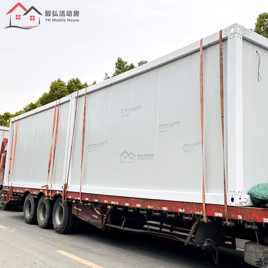 Maisons préfabriquées de vente chaude conteneur détachable structure métallique panneau sandwich maison de conteneur