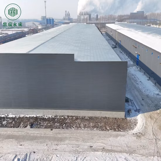 Entrepôt en acier préfabriqué/atelier/hangar/maison de volaille/bâtiment de hall structure métallique préfabriquée